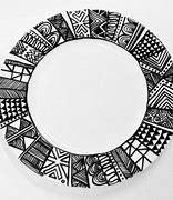 Image result for Abstract Pour Art On a Plate