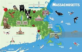 Image result for Massachusetts Cartoon Map