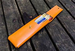 Image result for Small Leather Pencil Case