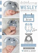 Image result for Cutest Birth Announcements