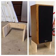 Image result for Home Made Speaker Stands