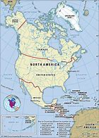 Image result for Image of North America Map