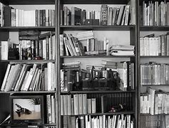 Image result for Black and White Bookshelf