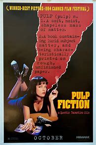 Image result for Pulp Fiction Poster