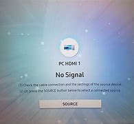 Image result for Samsung TV No Signal Screen