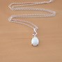 Image result for Opal Necklace Silver Chain