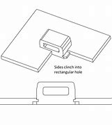 Image result for Weld On Cable Tie Mounts