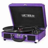 Image result for Suitcase Record Player Detachable Speakers
