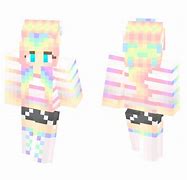 Image result for Minecraft Skin Files Rainbow Girl