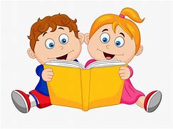 Image result for A Child Reading a Book Clip Art