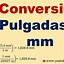 Image result for Tabla De Pulgadas AMM