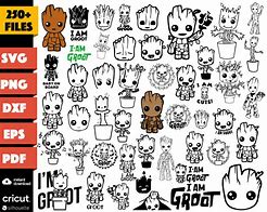 Image result for Baby Groot SVG Free Cricut