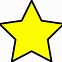 Image result for yellow stars clip art
