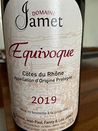 Image result for Jamet Cotes Rhone Equivoque
