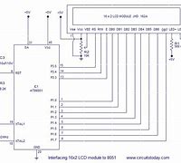 Image result for LCD Interfacing with 8051 Block Diagram