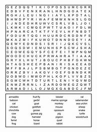 Image result for Jumbo Word Search for Print