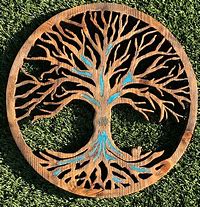 Image result for Wooden Tree of Life Home Decor