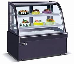 Image result for Tall Refrigerated Cake Display