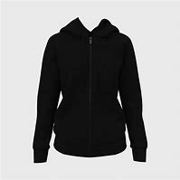 Image result for Jacket with Hoodie Black Womdn