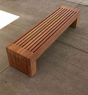 Image result for Backless Bench Built From 2 by 4S