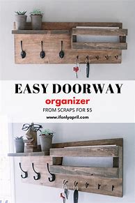 Image result for Entryway Organizer Box Wood DIY