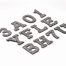 Image result for Rhinestone Letters