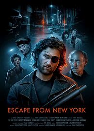 Image result for Escape From New York City Movie Poster Picture