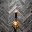 Image result for Black Slate Bathroom Floor Tile