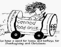 Image result for Canned-Food Drive Meme