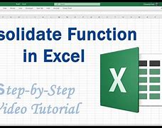 Image result for Consolidate Button in Excel