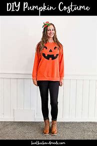 Image result for DIY Pumpkin Costume for Adults