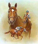 Image result for Folk Art Horse Racing