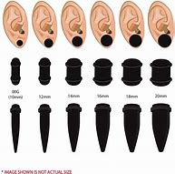 Image result for 00G Ear Gauges