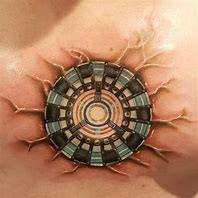 Image result for Iron Man Chest Tattoo