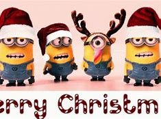 Image result for Minions Animated Merry Christmas Happy New Year