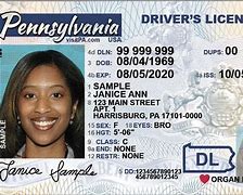 Image result for Pennsylvania ID Card