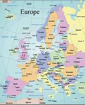 Image result for Europe World Map with Countries Names