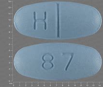 Image result for H Pill Light Blue