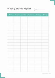 Image result for OneNote Weekly Status Report Template