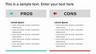 Image result for Pros and Cons Sample