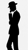 Image result for Man in Hat Silhouette