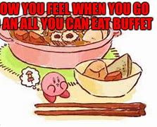 Image result for Kirby Food Meme