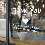 Image result for Thank You for Supporting Local
