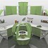 Image result for Apple Green Kitchen Cabinets