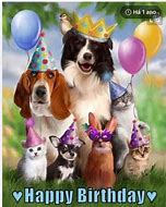 Image result for Happy Birthday Dogs and Cats