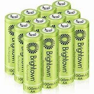 Image result for AA 1200mAh Solar Rechargeable Batteries