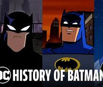 Image result for Evolution of Batman Animation
