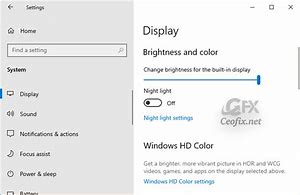 Image result for Windows 1.0 Screen Brightness Settings