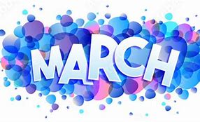 Image result for The Word March Clip Art