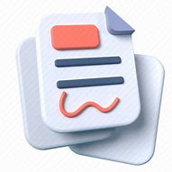 Image result for 3D Document Template Icon